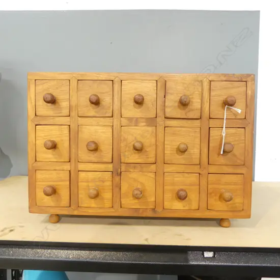 15 DRAWER HANDMADE WORKSHOP CABINET