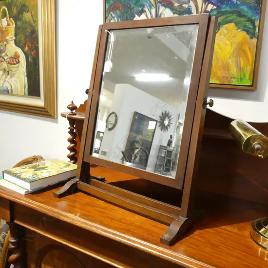 EDWARDIAN DRESSING TABLE MIRROR H630MM