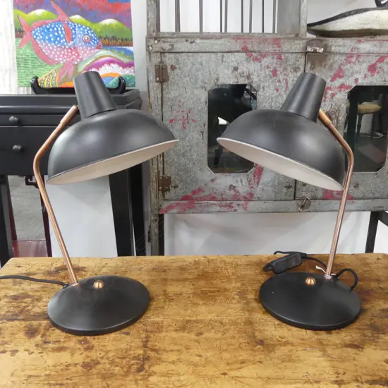 PR CONTEMPORARY BLACK METAL LAMPS H.380mm