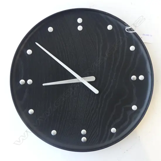 FINN JUHL DESIGNER WALL CLOCK WITH BOX [WORKING] DIA350MM