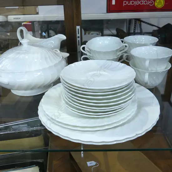 WEDGWOOD WHITE PART DINNER SERVICE