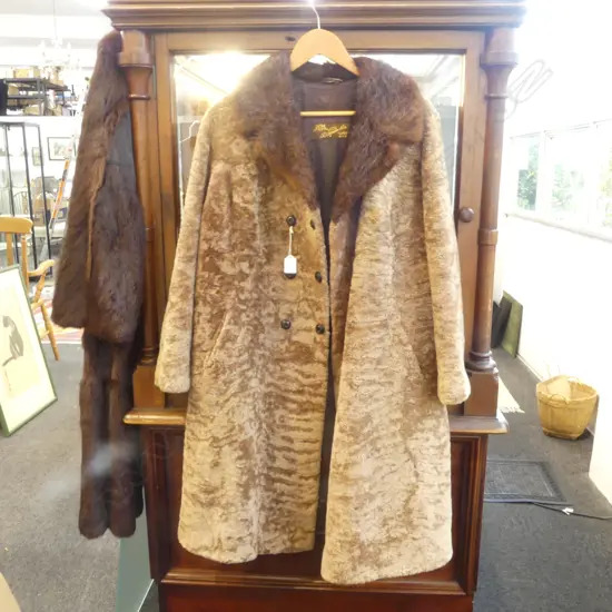RETRO JACKET w. FUR COLLAR