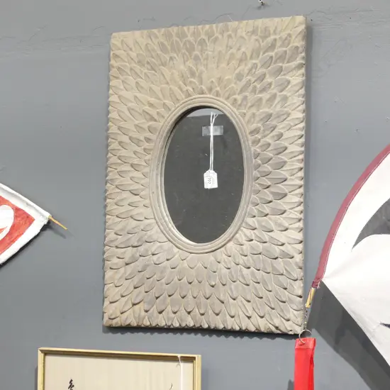 CONCRETE  MIRROR 615x435mm