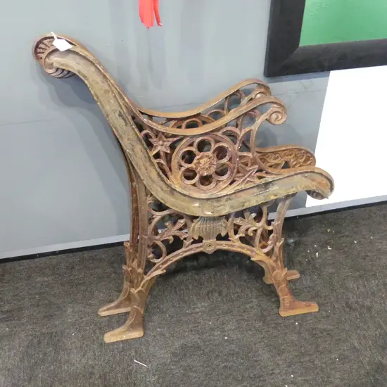 PR CAST IRON BENCH ENDS