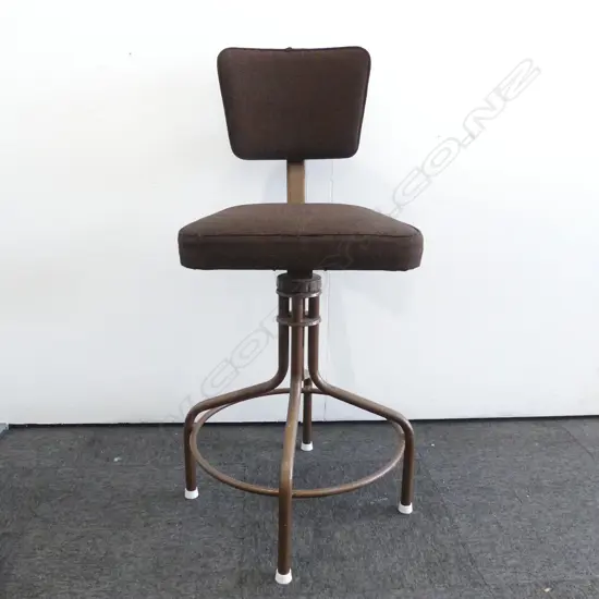 CHARLES JUDD NZ MADE INDUSTRIAL OFFICE CHAIR H.1100mm
