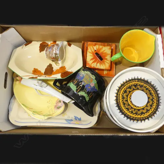 BOX – ASST. CHINA CRINOLENE LADY JUG, ROYAL WINTON, ROYAL DOULTON ETC