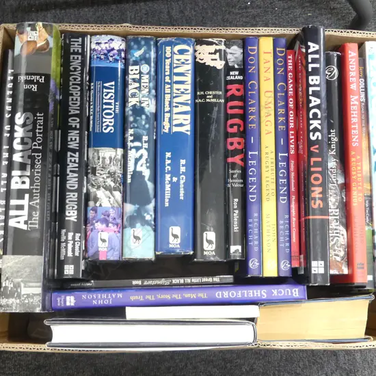 BOOKS; ALL BLACKS / RUGBY INTEREST