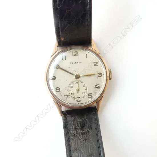 GOLD WRIST WATCH 'CELESTE' 