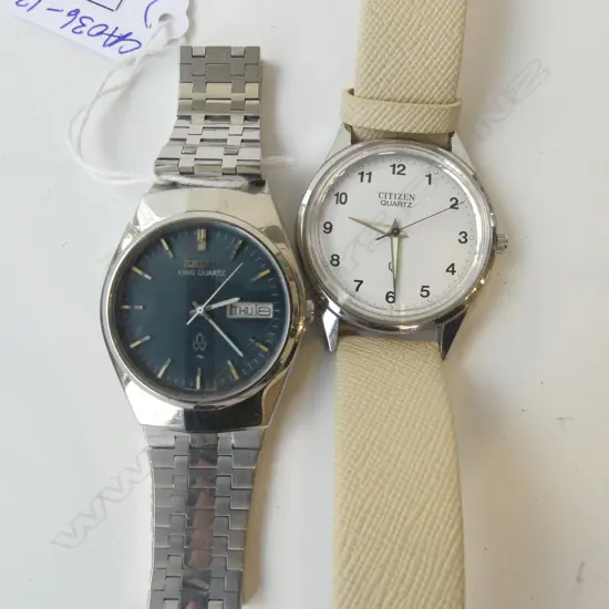 VINTAGE GENTS SEIKO KING QUARTZ WATCH WITH ONE OTHER