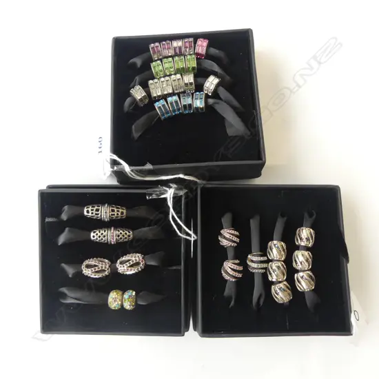 3 BOXES SILVER 'EVOLVE' BRAND CHARMS new old stock