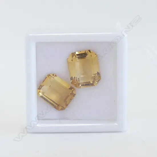 PR FACETED CITRINE OCTAGON CUT 6,52CT