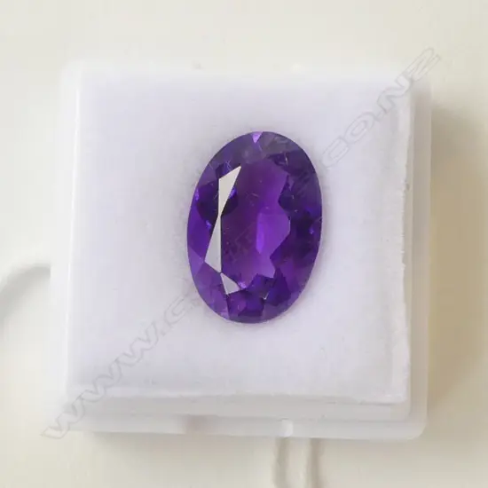 LOOSE AMETHYST OVAL FACETED 5CT