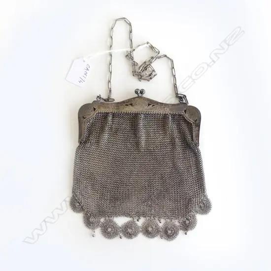 800 SILVER MESH PURSE 169gms