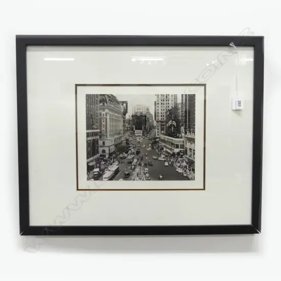 PHOTO PRINT, TIMES SQUARE NEW YORK 1930s 190x240mm