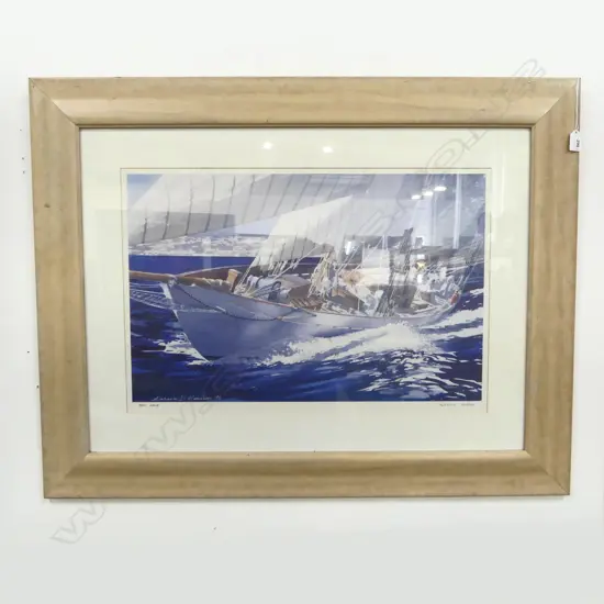 LG ALASTAIR HOUSTON PRINT 'BOW WAVE' 430x640mm