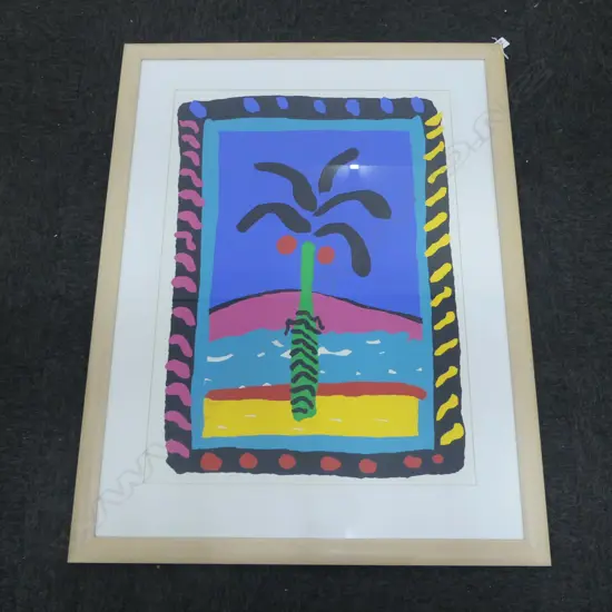 RUTH ADLER PRINT 'NIGHT PALM' 830x595mm