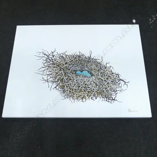 GLENIS TRUEMAN 'LEFT HOME' OIL ON CANVAS 910x1220mm