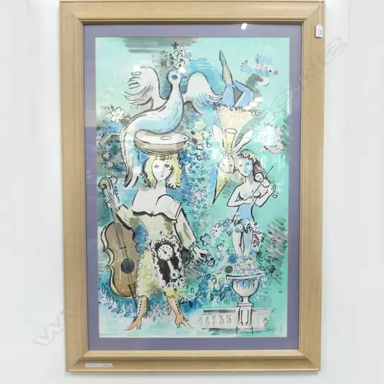 CHARLES COBELLE, UNTITLED, SCREEN PRINT 282/500 880x555mm