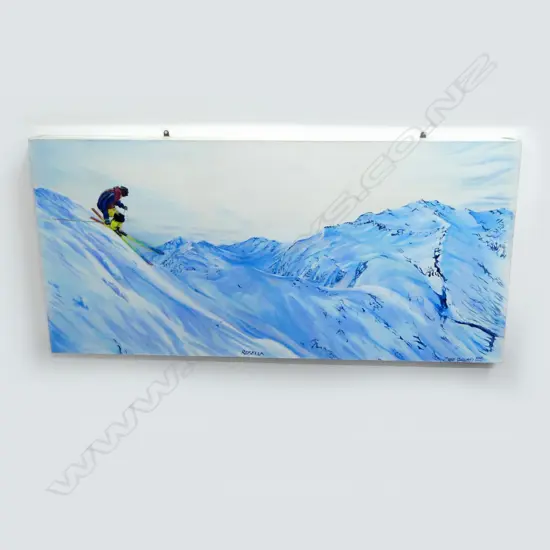 SOPHIE GARLAND 'ROSELLA' ACRYLIC ON CANVAS 2000 555x1160mm