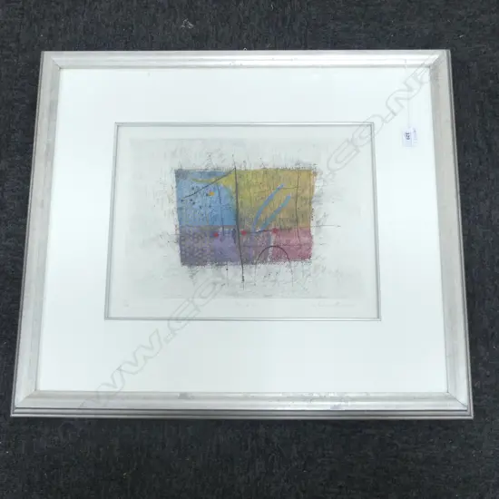 ANDREW GODWIN 'PIAZA I' SCREENPRINT 103/250 320x410mm