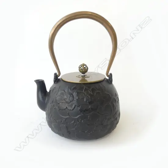 ORIENTAL CAST IRON TEA POT H.230mm