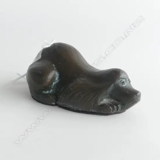 ORIENTAL BRONZE DOG, MARKS TO BASE & SIDE, LTD ED. 2/20, L. 100mm