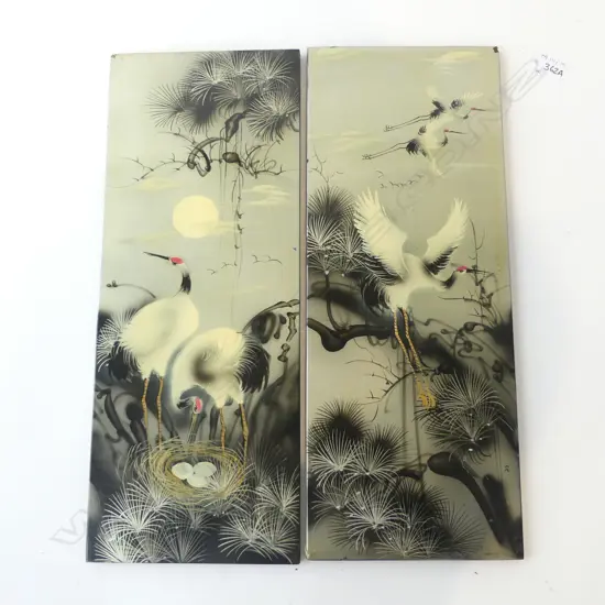 2 ORIENTAL PANELS 490x190mm