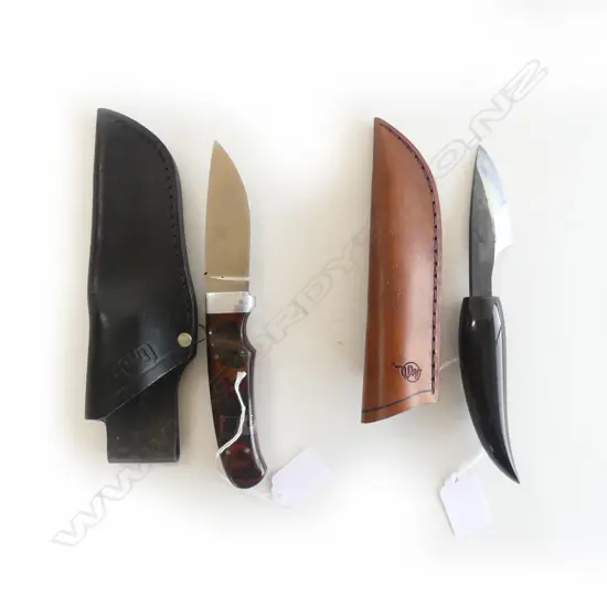 SOLINGEN LINDER SKINNING KNIFE IN SHEATH L230MM WITH JAPANESE SKINNING KNIFE