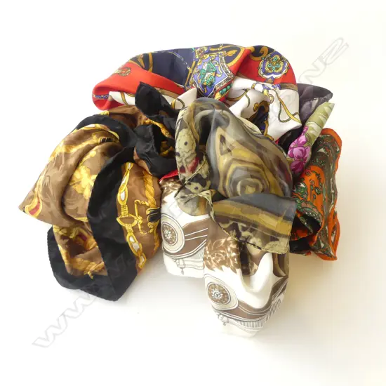 ASST. SCARVES INCL. VERSACE & HERMES STYLE