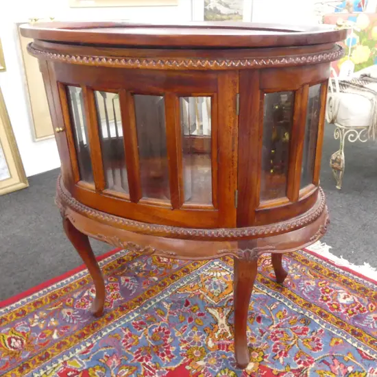 OVAL TRAY TOP CABINET 775x500x785mm