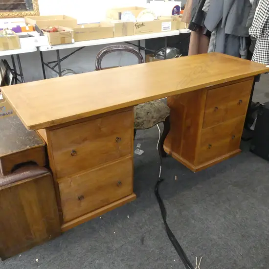 DOUBLE PEDESTAL DESK 1770x585x755mm