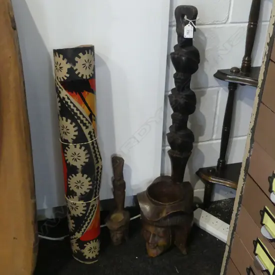 ASST. PACIFICA CARVINGS + ARTWORK 310-1130MM