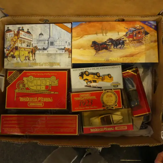 BOX OF 10 MINT & BOXED MATCHBOX  YESTERYEAR  MODELS