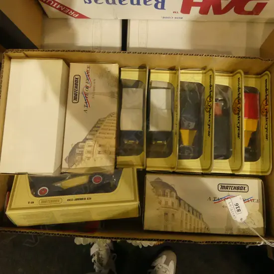 BOX OF 10 MINT & BOXED MATCHBOX  YESTERYEAR  MODELS