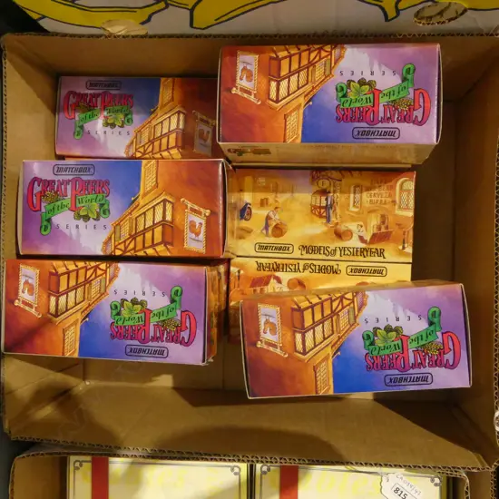 BOX OF 10 MATCHBOX MINT & BOXED  YESTERYEAR MODELS 