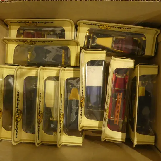 BOX OF 10 MINT & BOXED MATCHBOX  YESTERYEAR  MODELS
