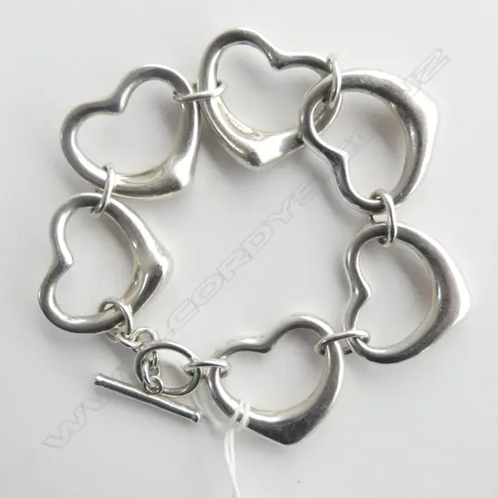 TIFFANY SILVER BRACELET BY ELSA PERETTI IN BAG AND BOX