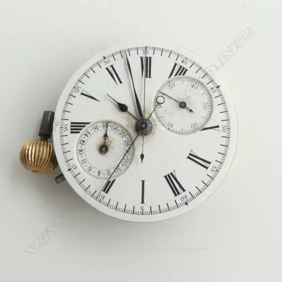 SPLIT SECOND CHRONOMETER WATCH MOVEMENT no case running