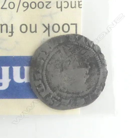 ELIZABETH i 1575 HALF GROAT SILVER COIN 