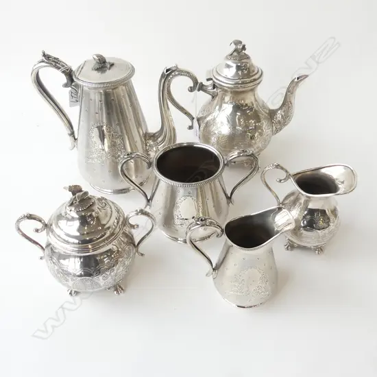 2 3PCE SILVER PLATE TEA / COFFEE SETS
