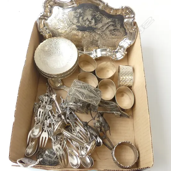 SMALL BOX SILVER PLATE ETC