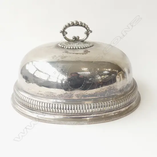 LG SILVER PLATE FOOD DOME 510x370x300mm