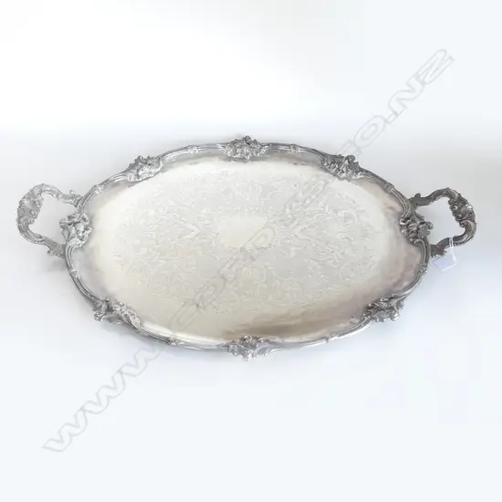 LG SILVER PLATE BUTLERS TRAY 550x765mm