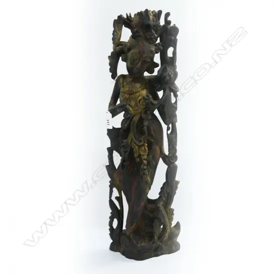 INDONESION ROSEWOOD DANCING FIGURE H500