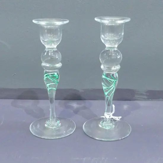 PR GARRY NASH CANDLESTICKS H.195mm