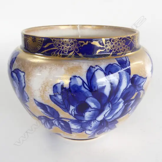 DOULTON BURLEM JARDINERE H.170mm, 220mm dia HAIRLINE & REPAIRED