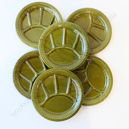 6 ITALIAN PLATES 'VED BASIO & FIGLIO' 245mm dia