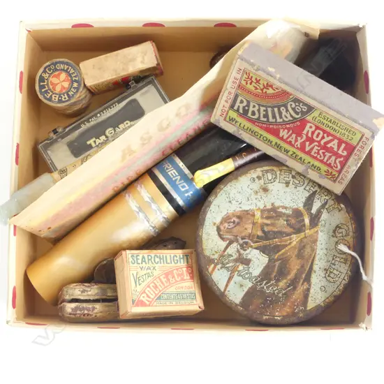 BOX OF TOBACCO & SMOKING RELATED ITEMS