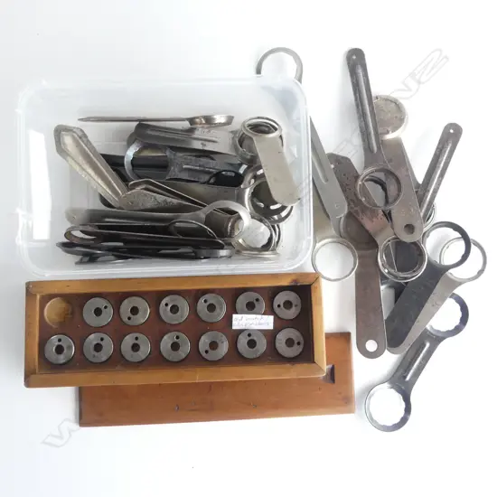 X2 LOTS OF WATCH & CLOCKMAKERS TOOLS 1 BOXED L200MM