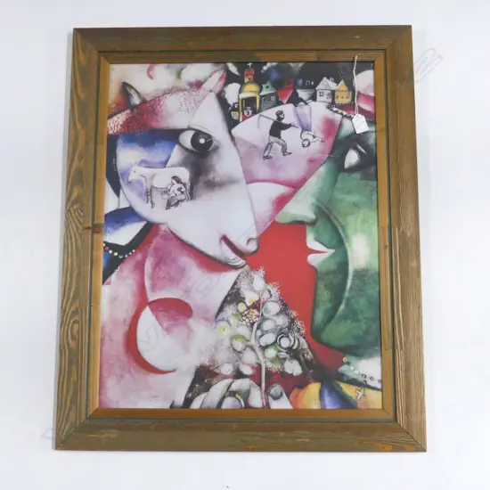 CHAGALL PRINT 645x510mm